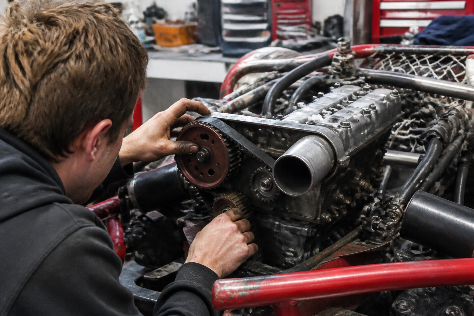 Motor vermogen betrouwbaarheid autocross